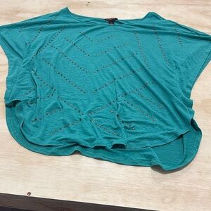 Turquoise blouse